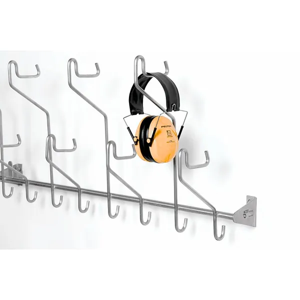 Knaggrekke til hørselvern/arbeidstøy