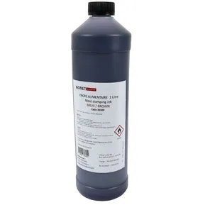 Stempelfarge Brun E155 - 1L, matvaregodkjent