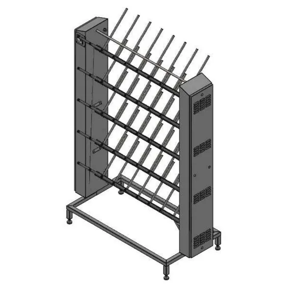 Støveltørrer 2x20Par m/varme, gulvmodell