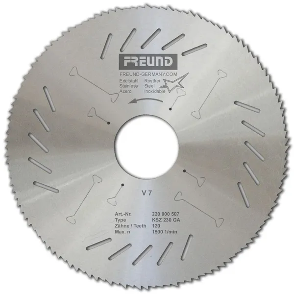 Sagblad KSZ 230, stillegående