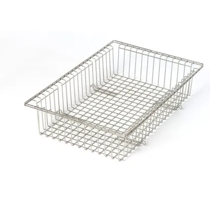 Kurv rustfri stabelbar 580x380x125mm