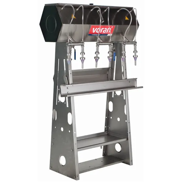 Voran enkel flaskefyller med 6 stasjoner