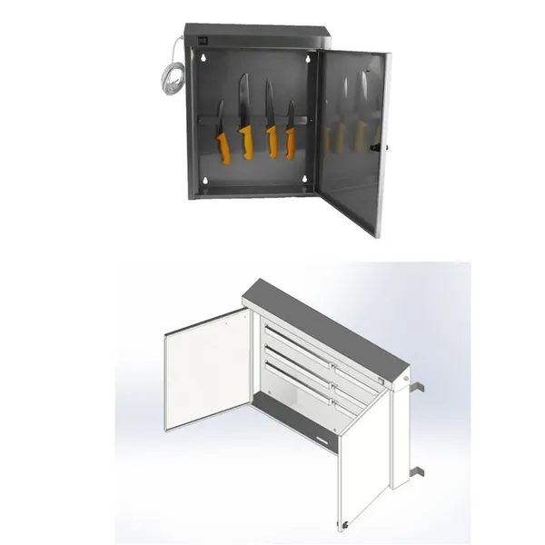 Knivskap med UV-sterilisering