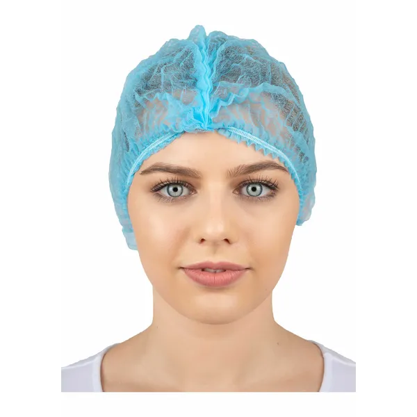 Hårnett blå 53cm