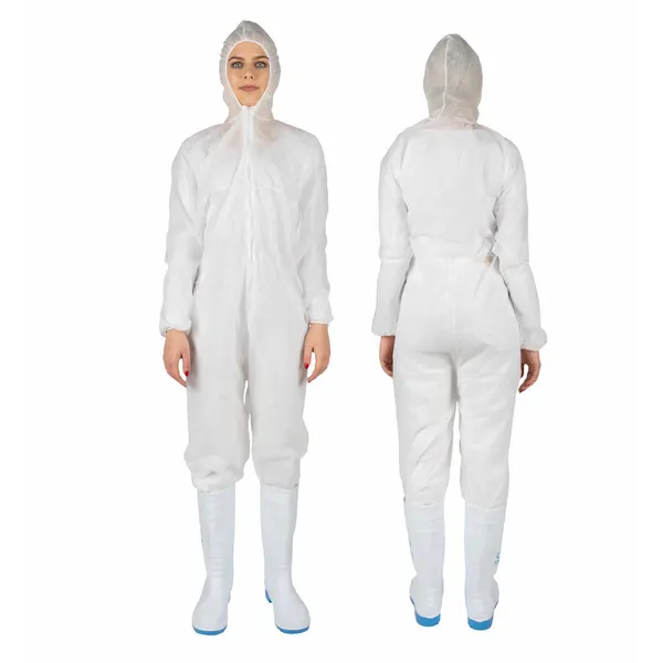 Besøksdress hvit 2XL, krt à 80stk