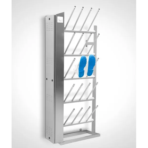 Støveltørrer 10par m/varmluft, veggmodell