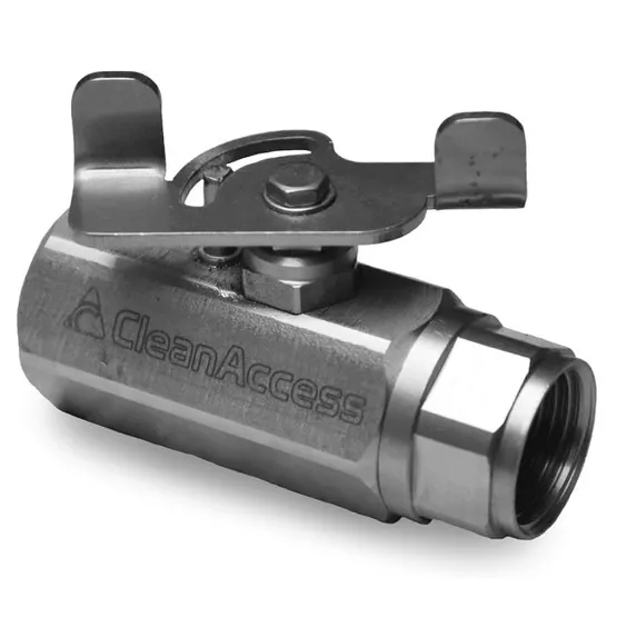 Kuleventil 1/2" rustfri