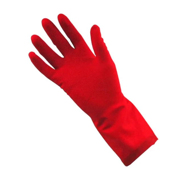 Oppvaskhanske Vital rød latex/nitril