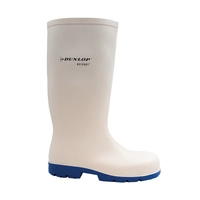 Dunlop Acifort støvel hvit u/vern