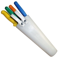 Knivholder til 4 kniver inkl. belte