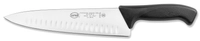 Kokkekniv 21cm bølgeslipt, sort