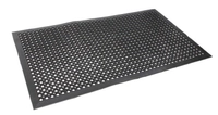 Gulvmatte ERGO med drenering SORT