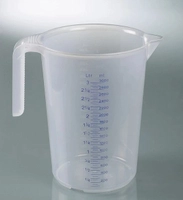Målebeger 3L PP m/gradering
