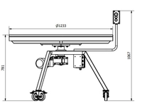 Roterende rundbord/pakkebord