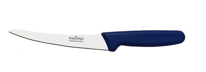 Trimme-/filetkniv 15cm flex, blått skaft