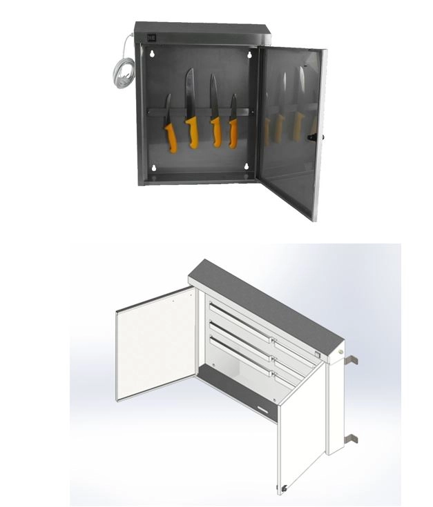 Knivskap med UV-sterilisering