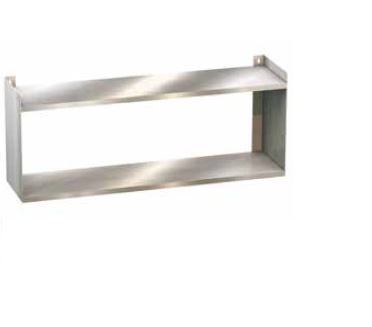Hylle veggmontert, 2 plan, 750x250mm