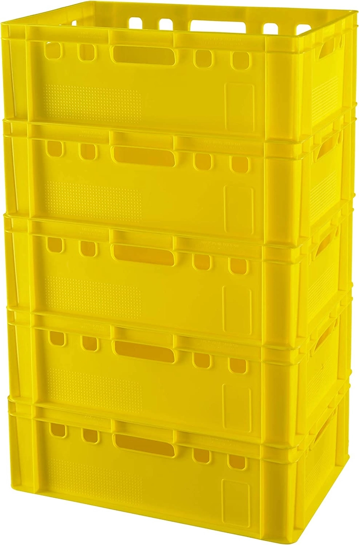 Plastkasse 40L GUL