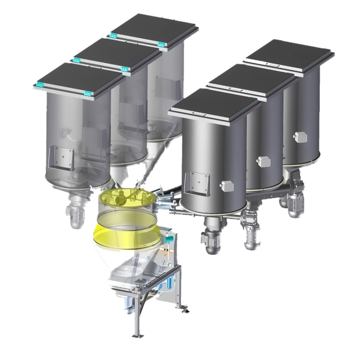 Spiromatic silosystem småkomponentanlegg 