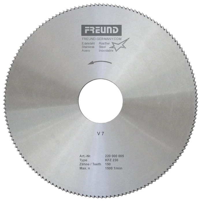 Sagblad KFZ 280, fintagget