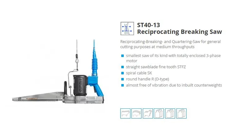 Freund stikksag ST40-13 - 400V