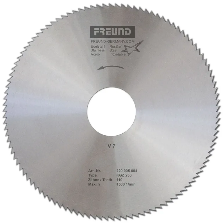 Sagblad KGZ 230, grovtagget