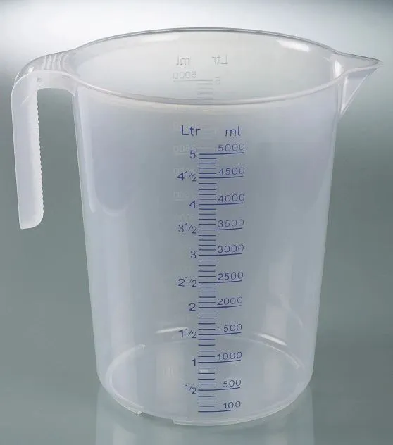 Målebeger 5L PP m/gradering