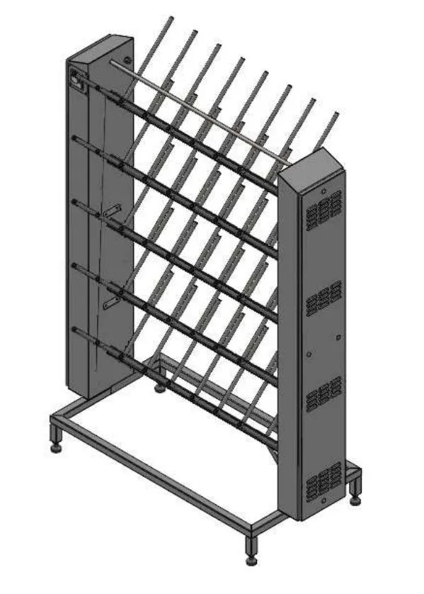 Støveltørrer 2x20Par m/varme, gulvmodell