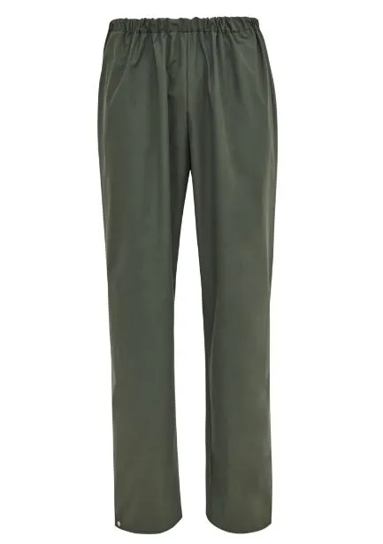 ELKA regnbukse PU u/seler Oliven