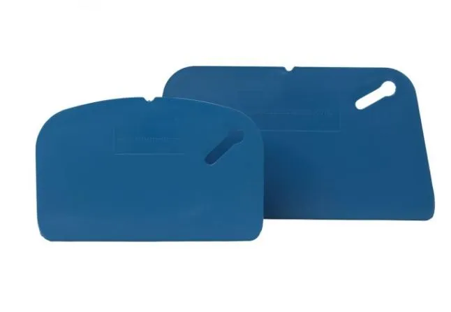 Detektbar deigskrape stor blå, 225x118mm 