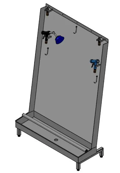 Vaskestasjon STWA til forkle og støvler