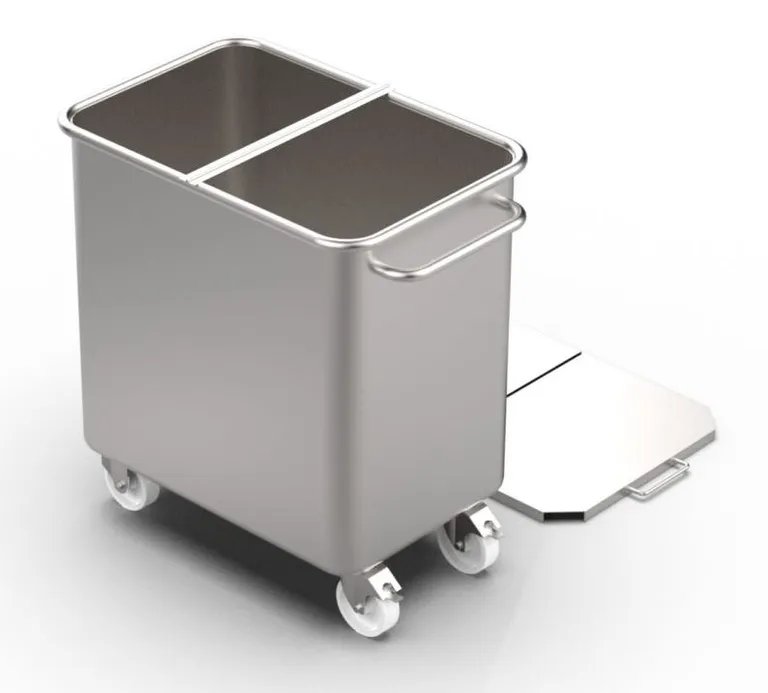 Vogn til ingredienser 150Ltr med lokk