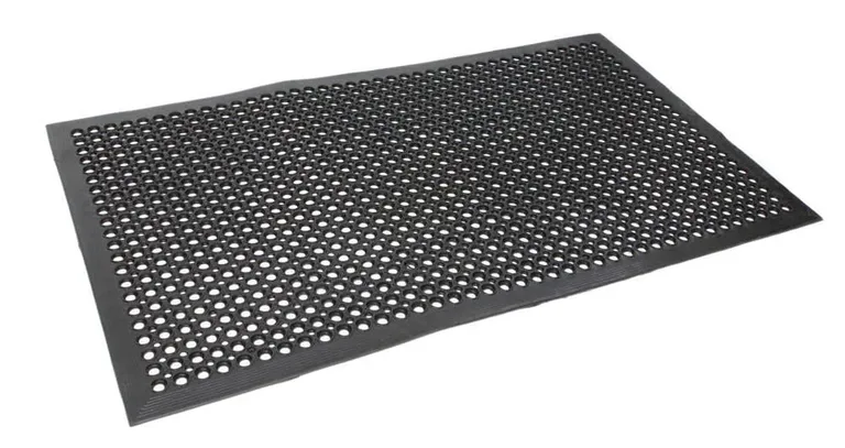 Gulvmatte ERGO med drenering SORT