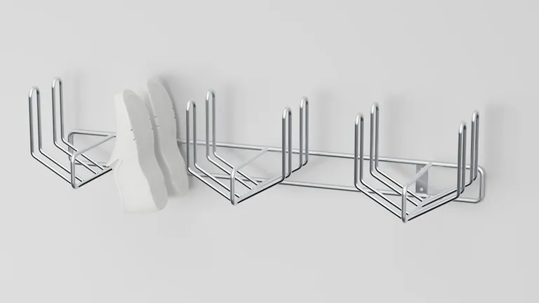 Skoholder sidehengt for vegg