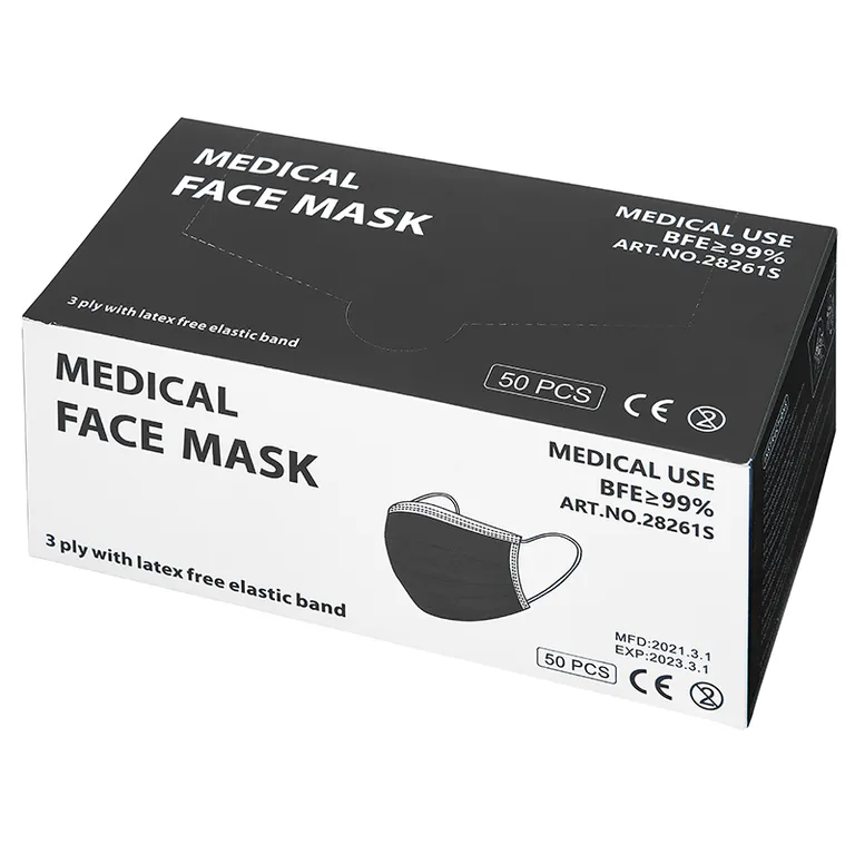 Munnbind type IIR blå, 40pk i krt