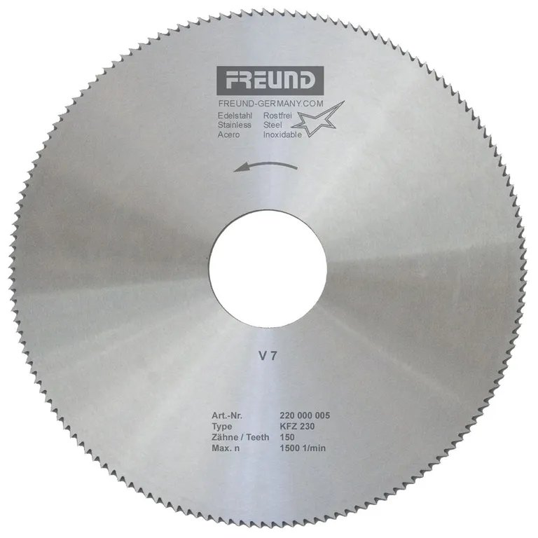 Sagblad KFZ 230, fintagget