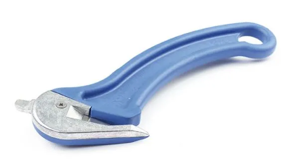 Detektbar emballasjekniv forsterket