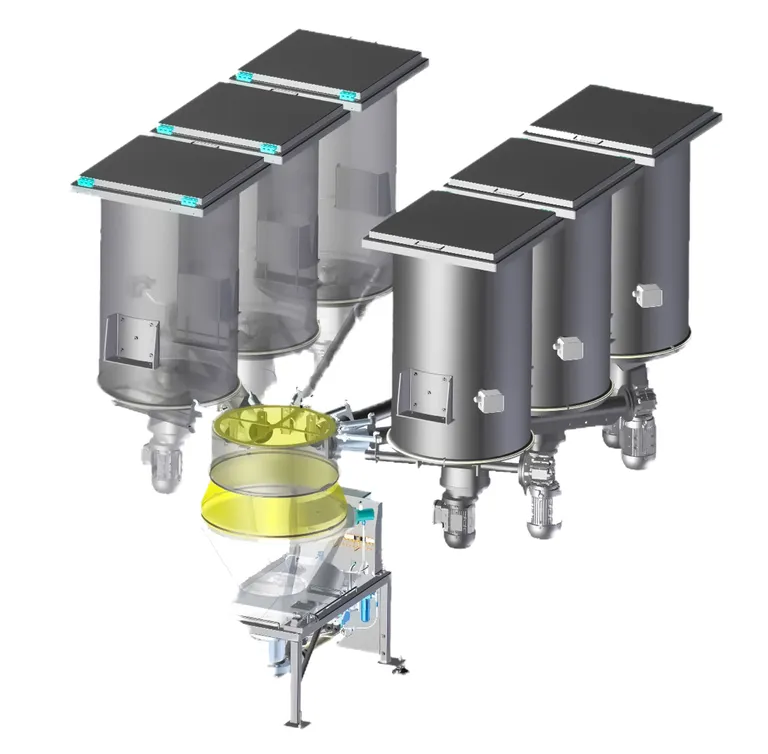 Spiromatic silosystem småkomponentanlegg 