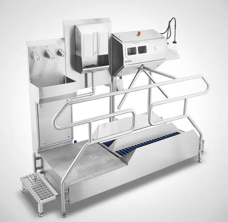 Hygienesluse - Check in station