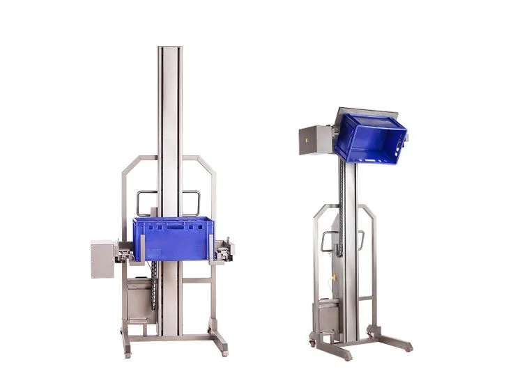 Kasseløfter og tipper, transportabel