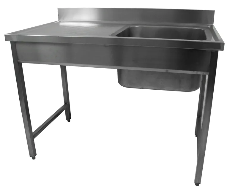 Oppvaskbenk med kum, 800x700mm